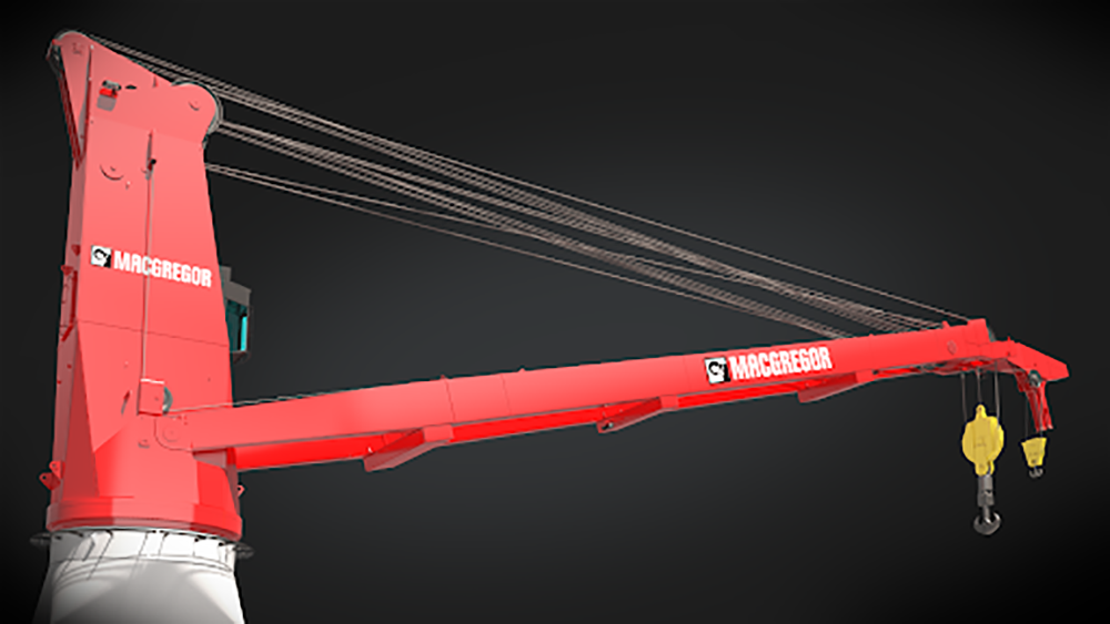 New member of the MacGregor heavy lift crane family