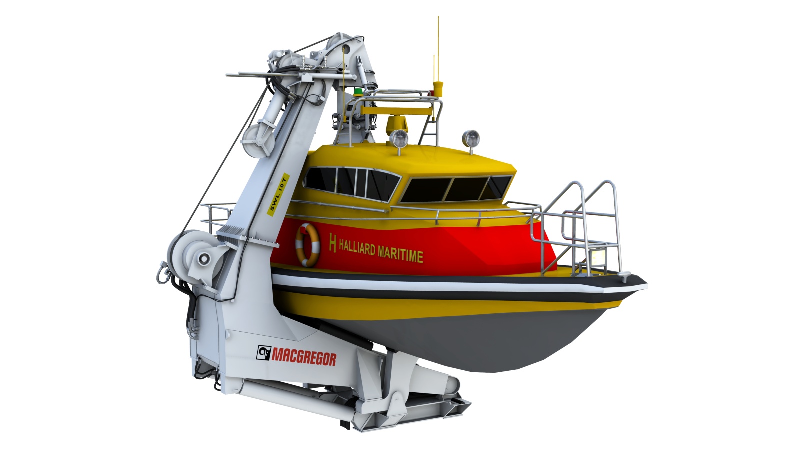 G-type: fast rescue craft davit