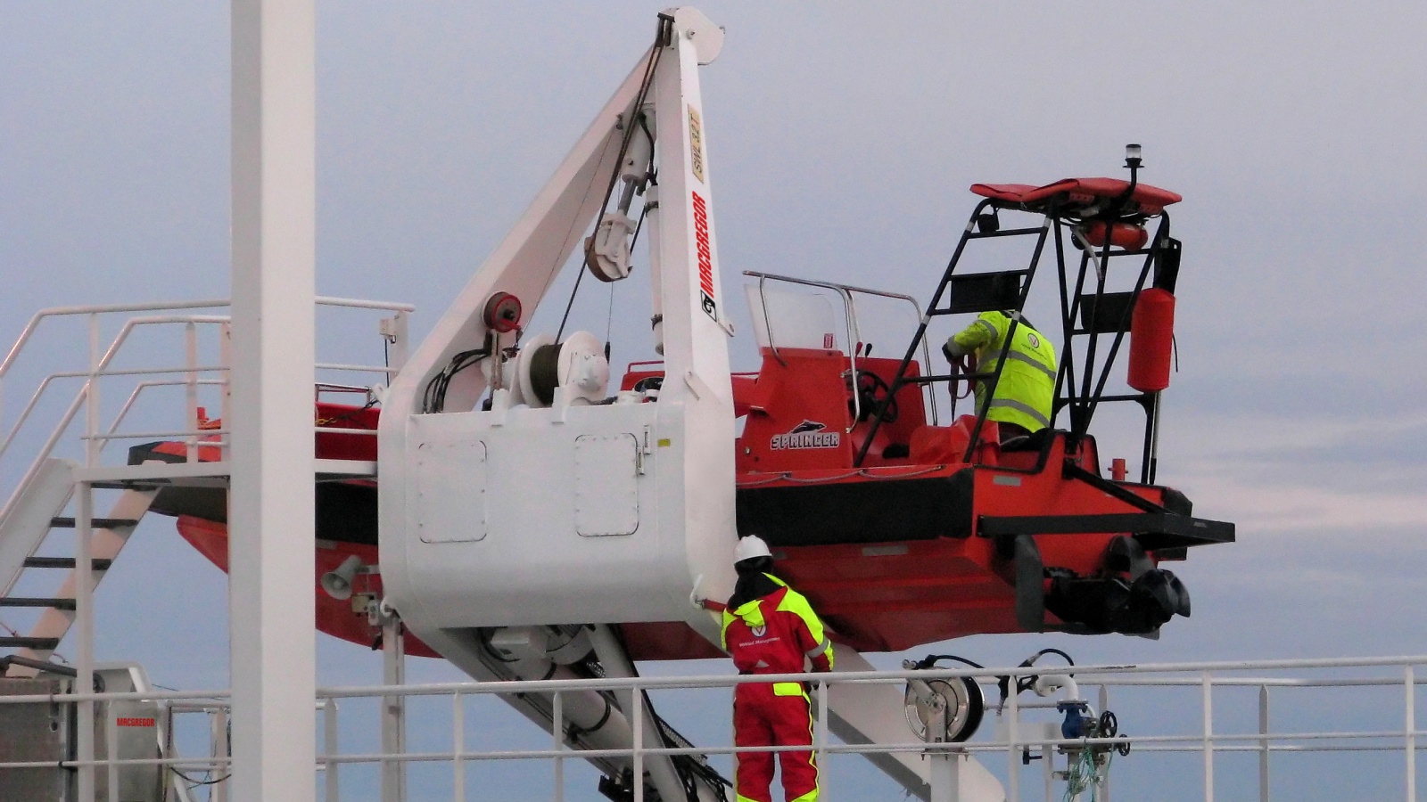A-type: offshore rescue boat davit 