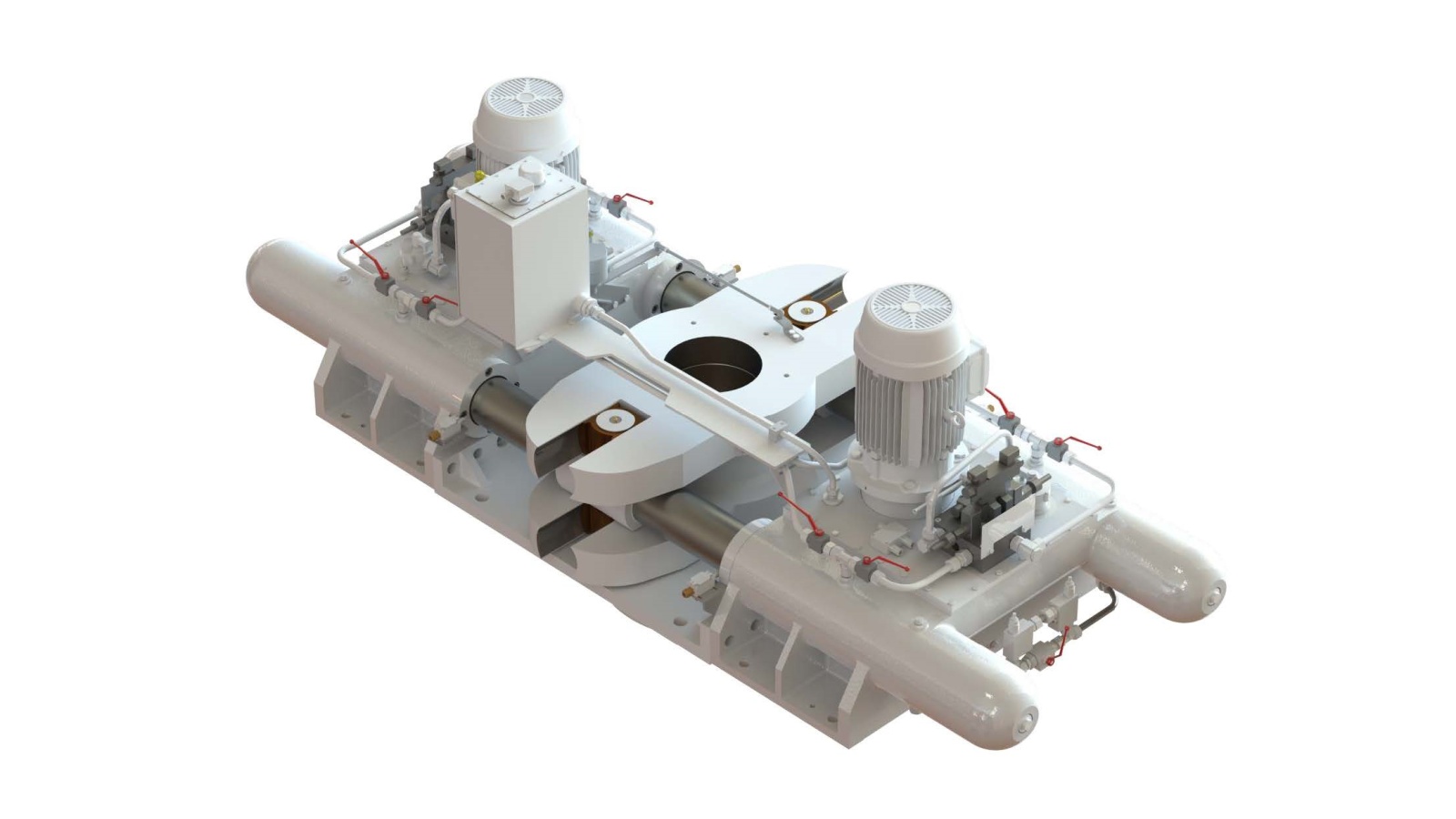 RAM-type steering gear