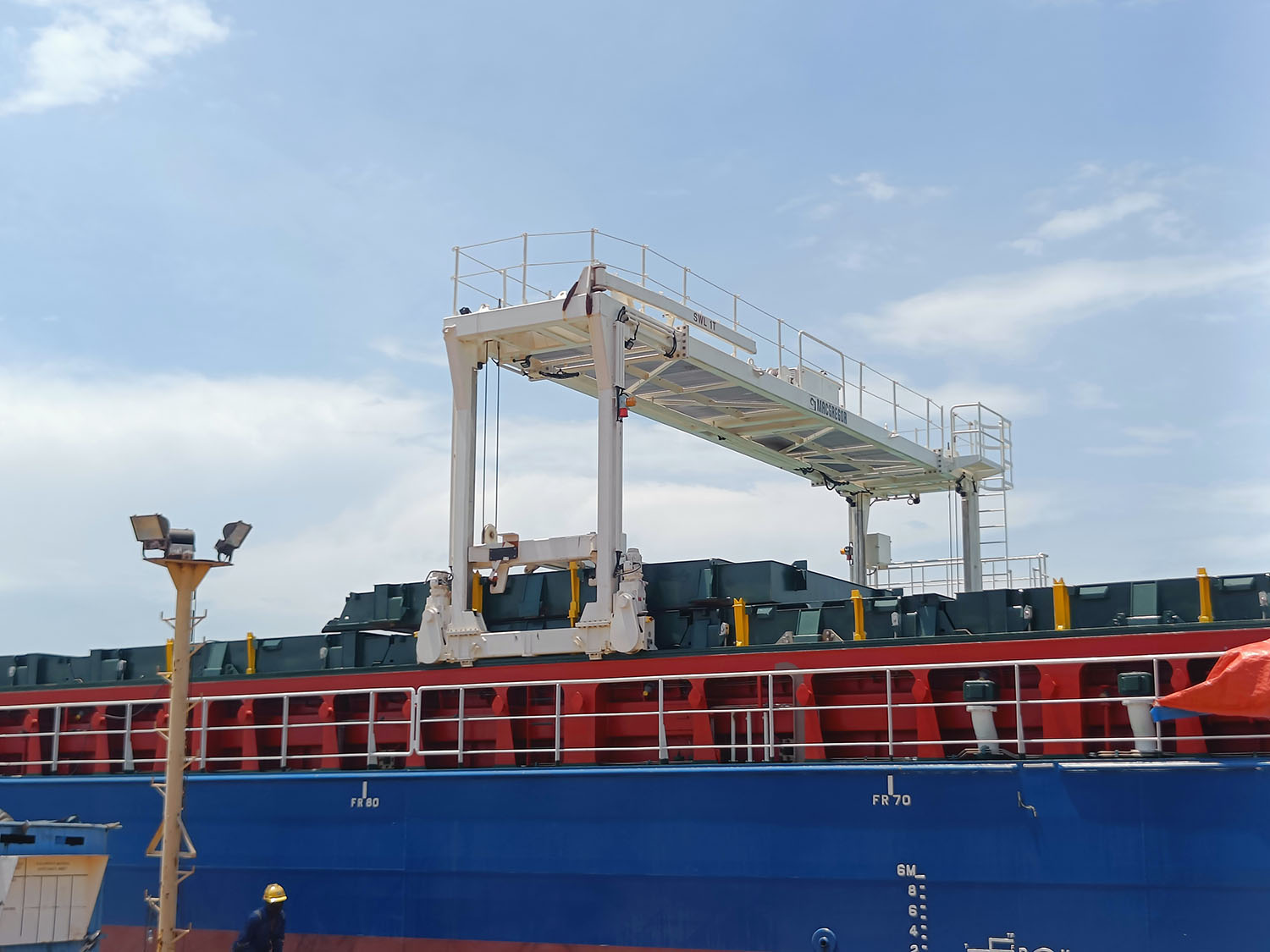 MacPiler Fully Electric Gantry Crane